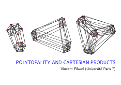 polytopality and cartesian products