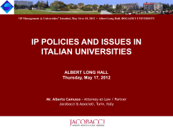 Presentazione di PowerPoint - IP Conference
