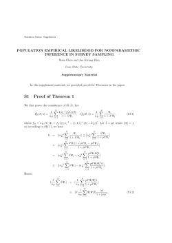 S1 Proof of Theorem 1