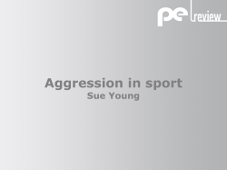 Aggression in sport