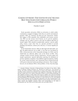 coming up short: the united states` second- best strategies