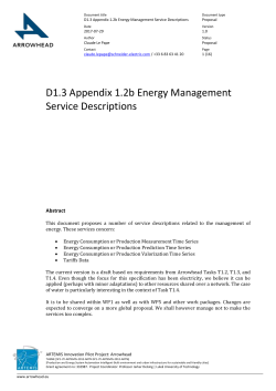 D1.3 Appendix 1.2b Energy Management Service