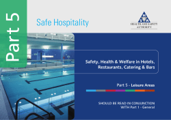 Safe Hospitality - Health and Safety Authority