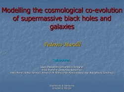 Simulazioni cosmologiche per lo studio della co