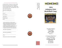 2016 Arlington Girls Basketball Camp