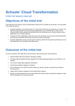 Schools` Cloud Transformation