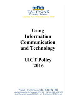 Tattygar Primary School ICT Vision