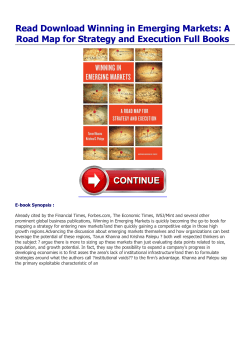 Read Winning in Emerging Markets: A