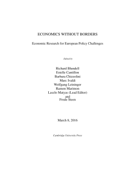 economics without borders - COEURE-Book