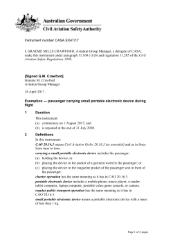 CASA EX47/17 - Federal Register of Legislation