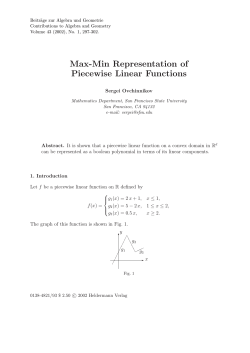Max-Min Representation of Piecewise Linear Functions