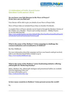 A Celebration of Faith BOARD GAME Question