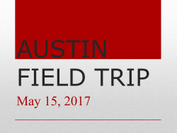 austin field trip