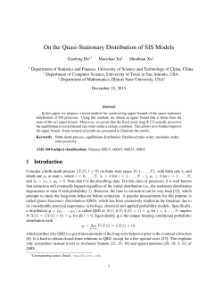 On the Quasi-Stationary Distribution of SIS Models