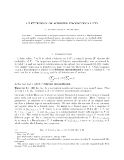 AN EXTENSION OF SCHREIER UNCONDITIONALITY 1