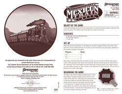 object of the game contents set up beginning the