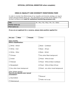 OFFICIAL (OFFICIAL-SENSITIVE when complete) HR06