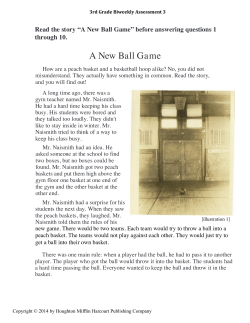 A New Ball Game - broward.k12.fl.us