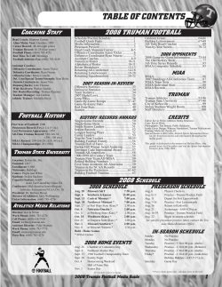 Introduction/Preview/Coaching Staff