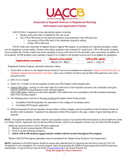 Potential Bars for Licensure as a Nurse