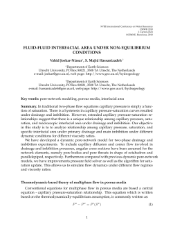 fluid-fluid interfacial area under non-equilibrium conditions