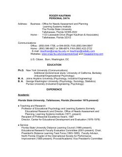 education - Roger Kaufman