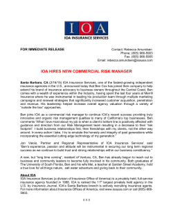 Insurance Office of America / IOA Insurance Services * Moving to a