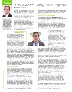 Is Your Agent Being Held Captive?