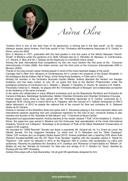 English Curriculum - Andrea Oliva