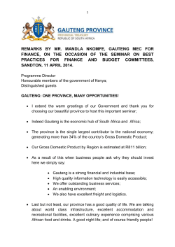 MEC remarks for financial management seminar hosted by KCA
