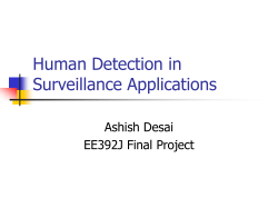 Human Detection in Surveillance Applications