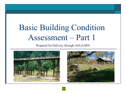 Basic Building Condition Survey and Documentation