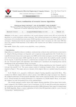 Convex combination of recursive inverse algorithms