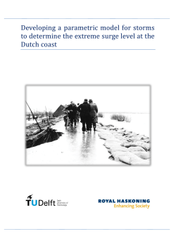 Developing a joint probability method for storms over the