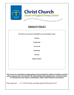 Legal Framework - Christ Church CE Primary School Surbiton