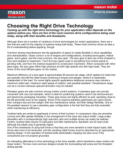 Choosing the Right Drive Technology