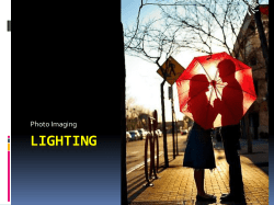 Lighting - Photo Imaging Class