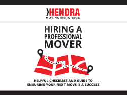 helpful checklist and guide to ensuring your next move is a success