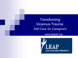 Hope, Health, and Help: Maintaining Optimism in the Face of