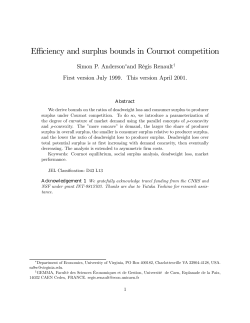 Efficiency and surplus bounds in Cournot competition