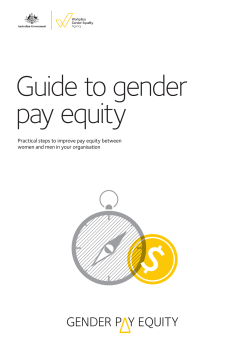 Guide to gender pay equity - The Workplace Gender Equality Agency