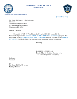 Official Memorandum Template