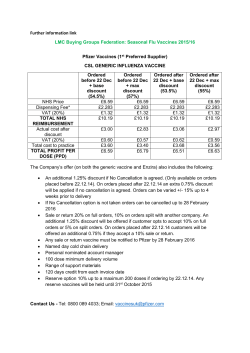see tables attached