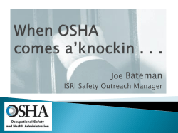 OSHA Inspection