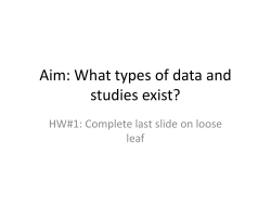 nonexperimental study