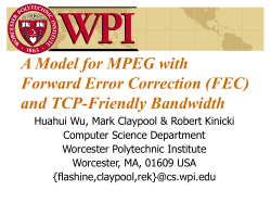Adaptive Forward Error Correction for TCP