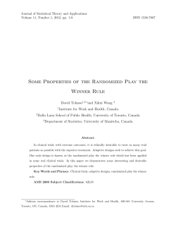 Some Properties of the Randomized Play the Winner Rule