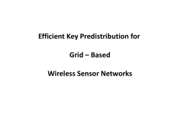 Efficient Key Predistribution for Grid-Based Wireless