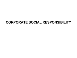 the basis for developing a csr strategy