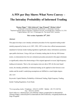 A PIN per Day Shows What News Convey &ndash; The Intraday Probability